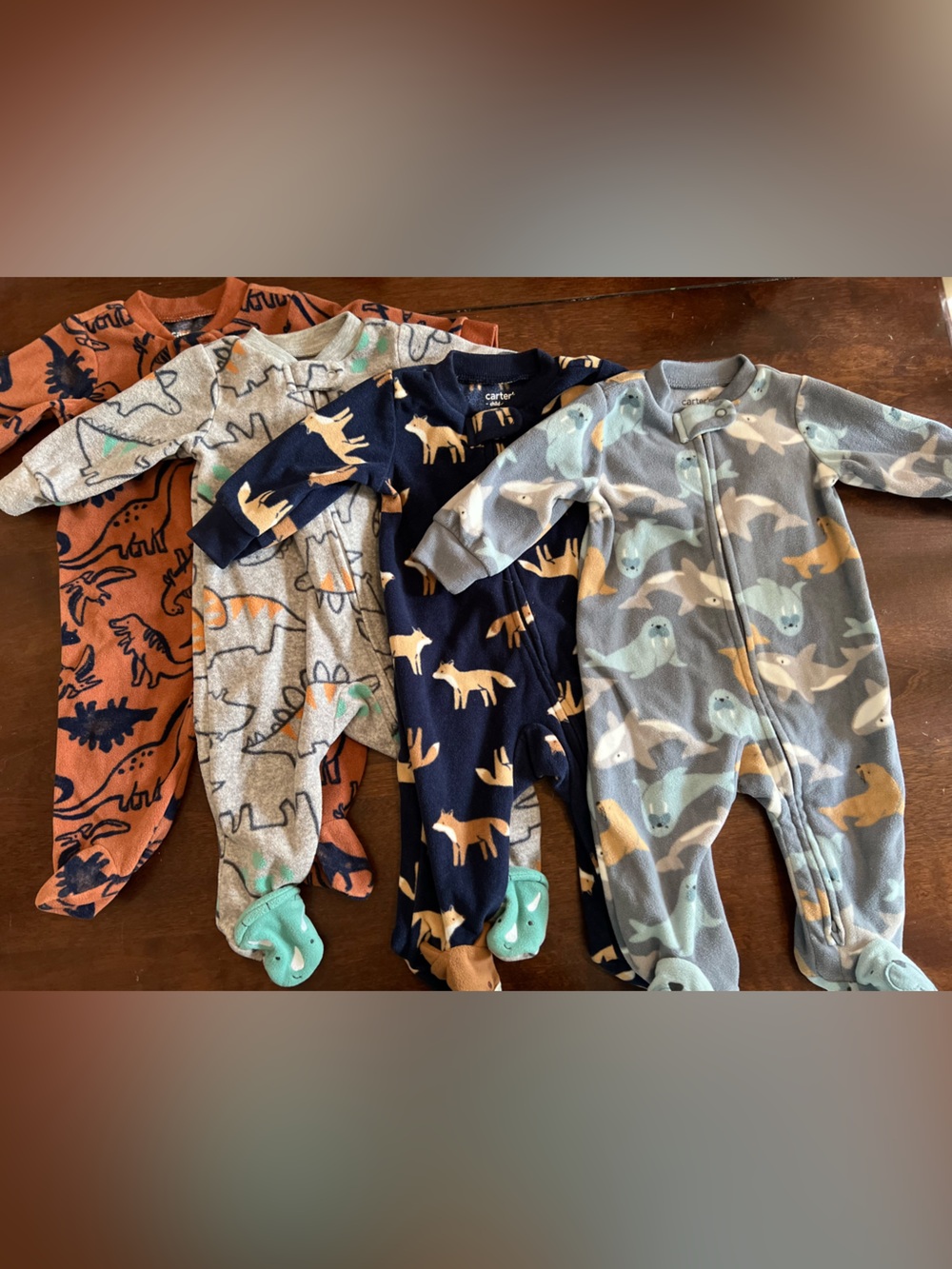 Baby Boy Carter’s Fleece Pajama Bundle